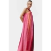 Yazlık Desenli Viskoz Maxi Elbise Rahat ve Şık Modern Stil