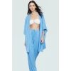Yazlık Dokuma Kimono Pantolon Rahat Plaj Takımı Kaliteli İşçilik Konforlu Kesim