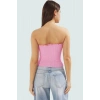 Yazlık Fitted Kolsuz Örme Bluz Rahat Günlük Stil Dayanıklı Malzeme Modern