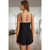 Yazlık İnce Askılı Pijama Takımı %100 Viskoz Dantelli Rahat Profesyonel Görünüm Trend Tasarım