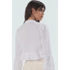 Yazlık Kadın Dokuma Bağlamalı Plaj Bluz Özel Tasarım Modern Stil Dayanıklı Malzeme