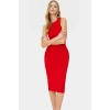 Yazlık Kolsuz Bodycon Örme Midi Elbise 98% Pamuk Rahat Kalıp Şık Görünüm Seçkin Malzeme