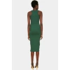 Yazlık Kolsuz Bodycon Örme Midi Elbise 98% Pamuk Rahat Kalıp Şık Görünüm Seçkin Malzeme