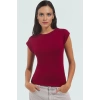 Yazlık Kolsuz Fitted Bluz %98 Viskoz %2 Elastan Nefes Alan Kumaş Günlük Kullanım İçin