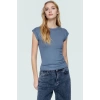 Yazlık Kolsuz Fitted Bluz %98 Viskoz %2 Elastan Nefes Alan Kumaş Günlük Kullanım İçin