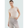Yazlık Kolsuz Fitted Bluz %98 Viskoz %2 Elastan Nefes Alan Kumaş Günlük Kullanım İçin