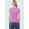 Yazlık Kolsuz Fitted Bluz %98 Viskoz %2 Elastan Nefes Alan Kumaş Günlük Kullanım İçin
