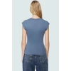 Yazlık Kolsuz Fitted Bluz %98 Viskoz %2 Elastan Nefes Alan Kumaş Günlük Kullanım İçin