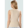 Yazlık Kolsuz Kaşkorse Bluz Rahat Kalıp Pamuklu Kumaş Günlük Stil Modern Yüksek Kalite