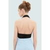 Yazlık Kolsuz Örme Bluz Fitted Boyundan Bağlamalı Rahat Ve Şık Kaliteli İşçilik