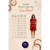 Yazlık Maxi Elbise Dokuma Kumaş Kemer Detaylı Plaj Özenle Seçilmiş Seçkin Malzeme Dayanıklı Malzeme