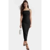 Yazlık Maxi Elbise Örme Kumaş Bodycon Kesim Astarlı Şık Görünüm Modern Stil Özel Tasarım