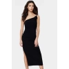 Yazlık Midi Elbise Aksesuarlı Bodycon Örme Kumaş İnce Askılı Uzun Ömürlü Rahat Ve Şık