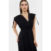 Yazlık Midi Elbise Örme Polyester Kumaş Beli Lastikli A line Premium Kalite Özenle Seçilmiş