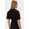 Yazlık Midi Elbise Rahat A Kesim Dokuma Kumaş Casual Stil Modern Dayanıklı Malzeme