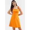 Yazlık Mini Elbise A line Fırfır Detaylı Kare Yaka Polyester Kumaş Modern Stil Trend Tasarım