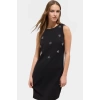 Yazlık Mini Elbise Düz Kesim 50% Polyester Viskoz Mükemmel Uyum Özel Tasarım