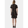 Yazlık Mini Gömlek Elbise Çiçek Desenli Dokuma Viskoz Kumaş Modern Stil Trend Tasarım Konforlu Kesim