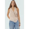 Yazlık Modal Bluz; V Yaka; Fitted; Melfi Dokuma Günlük Kullanım İçin Rahat Ve Şık Seçkin Malzeme
