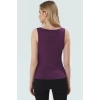 Yazlık Modal Örme Bluz Fitted Kalıp Degaje Yaka Rahat Günlük Stil Kullanım İçin