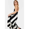 Yazlık Örme Maxi Elbise A Line Çok Çiçek Baskı Rahat ve Şık Modern Stil