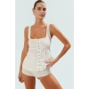 Yazlık Pamuklu Reglan Kollu Bluz Şort Takım Plaj Modası Rahat Ve Şık