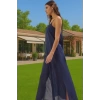 Yazlık Plaj Elbisesi %100 Pamuk Maxi Vual Dokuma Modern Stil Özel Tasarım Dayanıklı Malzeme