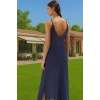 Yazlık Plaj Elbisesi %100 Pamuk Maxi Vual Dokuma Modern Stil Özel Tasarım Dayanıklı Malzeme