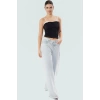 Yazlık Poliamid Crop Bluz İnce Askılı Fitted Kalıp Özenle Seçilmiş Modern Stil