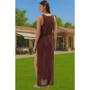 Yazlık Şık Kadın Maxi Örme Elbise Plaj ve Günlük Trend Tasarım Rahat Kullanım Dayanıklı Malzeme