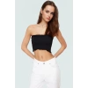 Yazlık Straplez Örme Bluz Pamuklu Fitted Gipeli Kolsuz Kaliteli İşçilik Premium Kalite