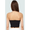 Yazlık Straplez Örme Bluz Pamuklu Fitted Gipeli Kolsuz Kaliteli İşçilik Premium Kalite