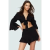 Yazlık Viskoz Dokuma Bluz Şort Takım Plaj Modası Özel Tasarım Mükemmel Uyum Modern Stil