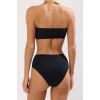 New Leopard Strapless High Waist Hipster Patterned Strapless High Waist Hipster Bikini Set