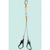 YForklu Çift Kollu Düşüş Durdurucu Set 341 EN 355 Karam Şok Emici fork Halatlı Lanyard