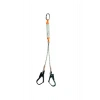 YForklu Çift Kollu Düşüş Durdurucu Set 341 EN 355 Karam Şok Emici fork Halatlı Lanyard