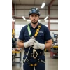 Yüksekte Çalışma Emniyet Karabinası 22kN Dayanım 388 CE EN 362 355 Karam Enerji Absorplayıcılı