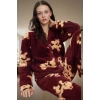 Yumuşak Wellsoft Kumaşlı Kışlık Pijama Takımı Renk Ayıcıklı Desen Mükemmel Uyum Rahat Ve Şık