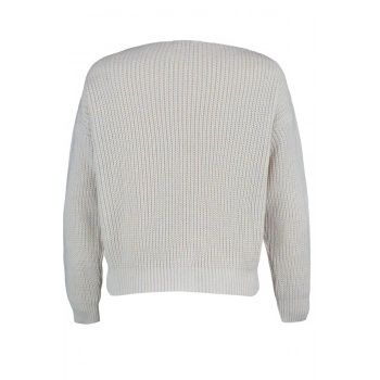 Kadın Moda Şık Regular V Yaka Oversize Geniş Kalıp V Yaka Triko Hırka