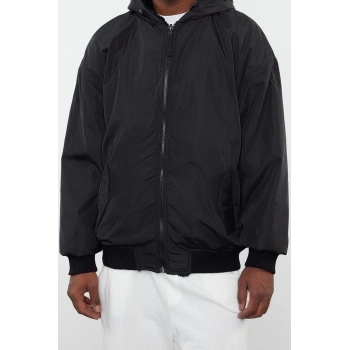 Unisex Moda Şık Relaxed Kapüşonlu Yaka Standart Düz Astarlı İçi Peluşlu Giyilebilen Kapüşonlu Mont