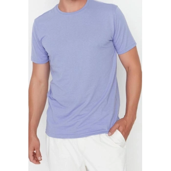 Yeni Sezon Regular Pamuk Polyester Bisiklet Yaka Kısa Kol Düz Desenli Günlük T-Shirt