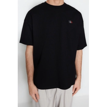 Yeni Sezon Oversize %100 Pamuk Bisiklet Yaka Kısa Kol Slogan Desenli Günlük T-Shirt