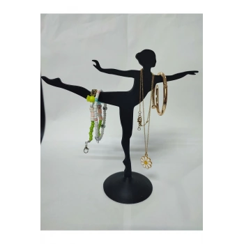 Dekoratif Balerin Takı Standı ve Düzenleyici, Yüzük/Küpe/Kolye/Takı Askılığı Sert Plastik