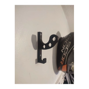 Motosiklet Bisiklet Scooter Kask Ve Mont Duvar Askısı Kask Tutucu Mont Askılıklı Vida Dübel Dahil V2