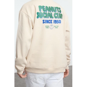 Tarz Bol Bisiklet Yaka Standart Kol Regular Unısex Geniş Kesim Sweatshirt