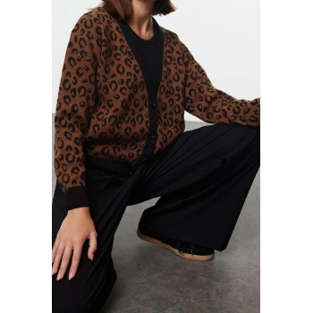 Kadın Modern Tarz Regular V Yaka Regular Triko Hırka