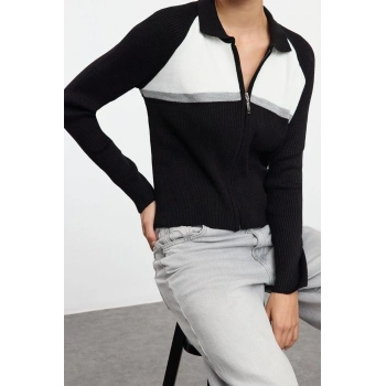 Kadın Modern Tarz Regular Dik Yaka Regular Triko Hırka