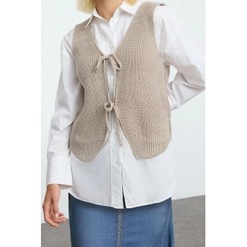 Kadın Modern Tarz Rahat Uzun V Yaka Düz Kol Standart Triko Süveter