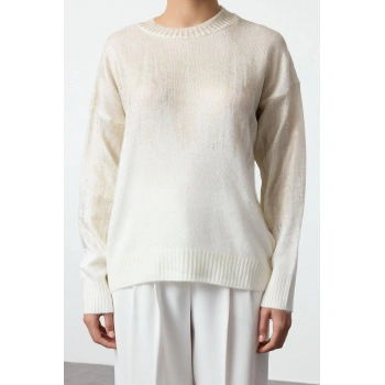 Stil Modern Kadın Regular Standart Kol Bisiklet Yaka Yumuşak Dokulu Basic Triko Kazak