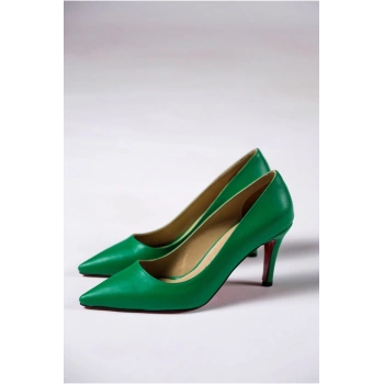 Stil Modern Kadın İnce Topuklu Ayakkabı Stiletto Özel Tasarım Gündüz Gece Abiye Ayakkabı